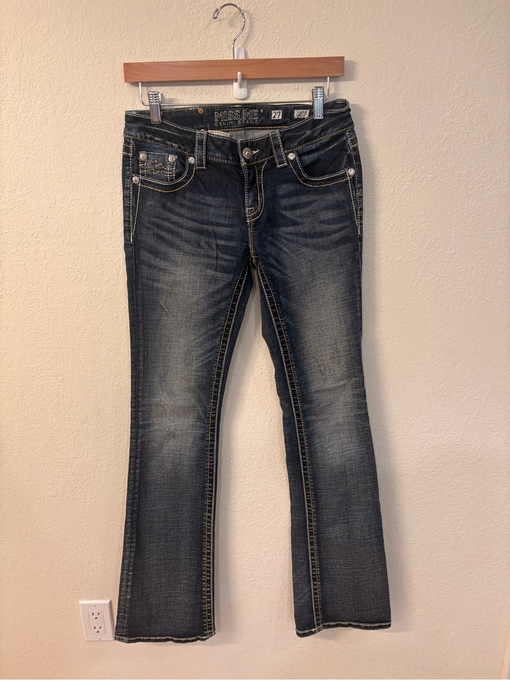 Miss Me Bootcut Jeans - Size 27 Low Rise